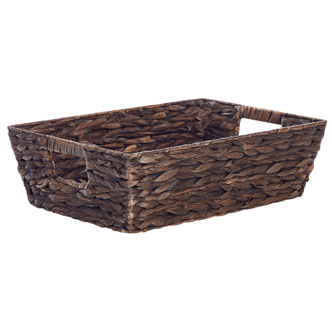 Set of 2 Baskets PANDZ Wicker Dark Brown [3]