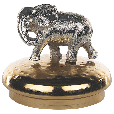 Set of 2 LAKI Jewelry Boxes Glass Gold [6]