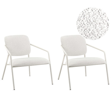 Set of 2 LOA armchairs Off-white [1]