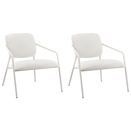 Set of 2 LOA armchairs Off-white [3]