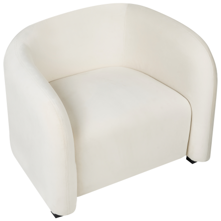 Set of 2 armchairs VELTADA Velvet Off-white [5]