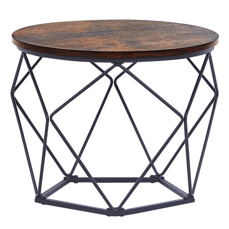 Set de 2 mese de cafea BRUNI Maro/Negru [4]