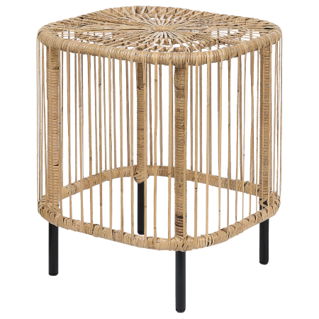 Set of 2 coffee tables CESENATICO Natural rattan [3]