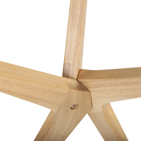 Set de 2 mese de cafea VALLEY Sticlă securizată Maro deschis [6]