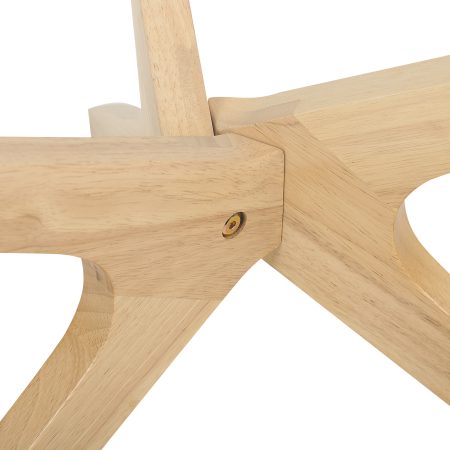 Set de 2 mese de cafea VALLEY Sticlă securizată Maro deschis [5]