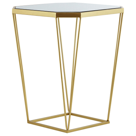 Set de 2 mese laterale SIERRA Sticlă Auriu [4]