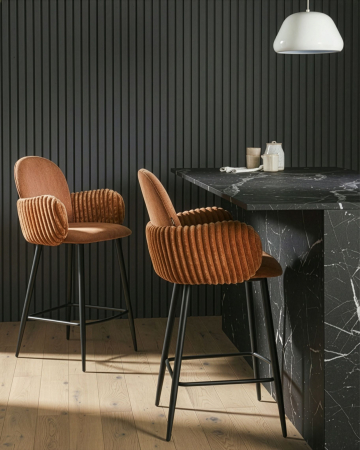 Set de 2 scaune de bar AMITY  Maro [0]