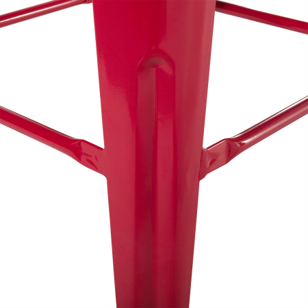 Set of 2 bar chairs CABRILLO Metal Red [6]