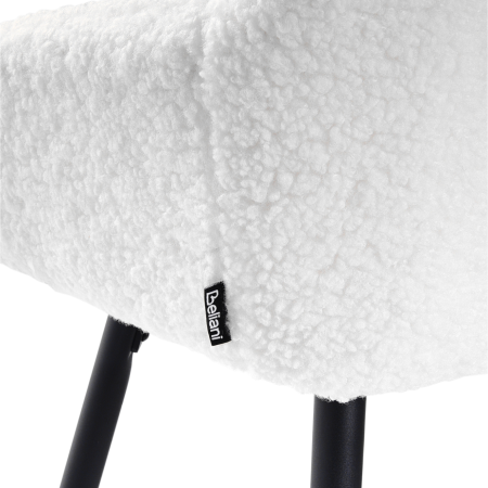 Set of 2 Bar Stools CASMALIA Boucle Off-White [8]
