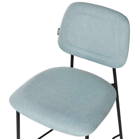 Set de 2 scaune de bar DUETTE  Albastru deschis [6]