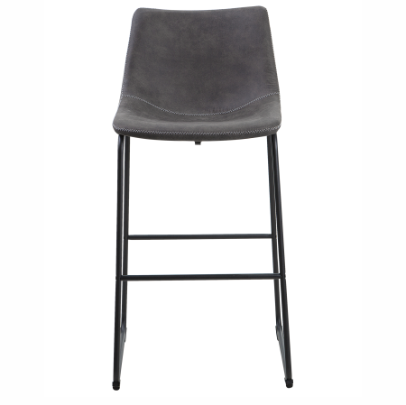 Set de 2 scaune de bar FRANKS Gri [4]