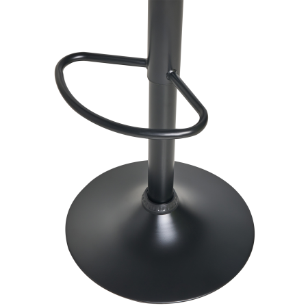 Set de 2 scaune de bar LEBRIJA Piele ecologică Pivotant Negru [9]