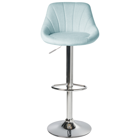 Set de 2 scaune de bar LUCCA  Pivotant Albastru deschis [5]