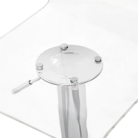 Set of 2 bar stools MALTA Swivel Transparent [8]