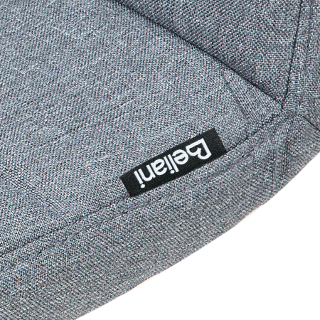 Set de 2 scaune de bar MARION Pivotant Gri deschis [9]