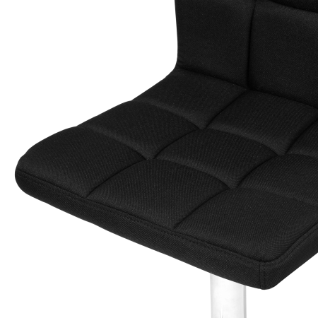 Set of 2 bar stools MARION Swivel Black [10]