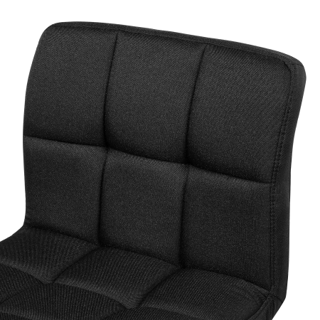 Set of 2 bar stools MARION Swivel Black [9]