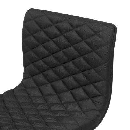 Set de 2 scaune de bar ORLANDO Pivotant Negru [9]