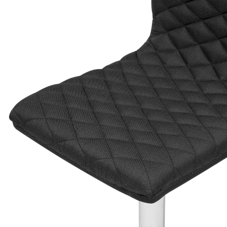 Set de 2 scaune de bar ORLANDO Pivotant Negru [10]