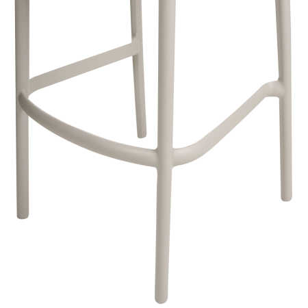 Set de 2 scaune de bar pentru exterior PORANO Bej [8]