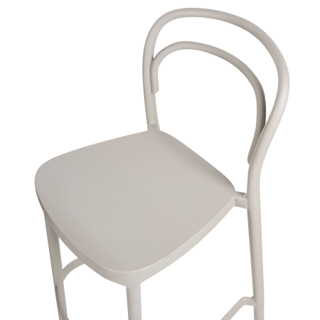 Set de 2 scaune de bar pentru exterior PORANO Bej [7]