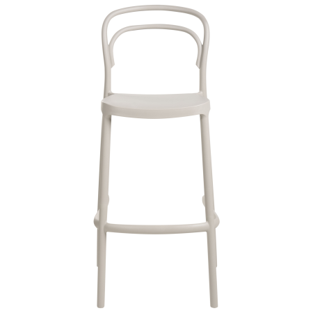 Set de 2 scaune de bar pentru exterior PORANO Bej [4]