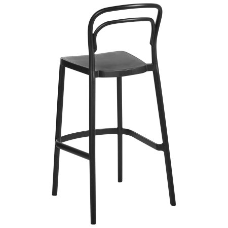 Set of 2 outdoor bar stools PORANO Black [5]
