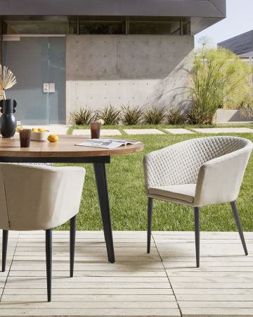 Casă & Locuință - Set de 2 scaune de grădină CURGOS  Bej