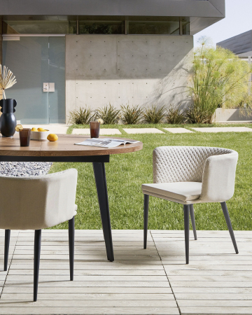 Whole Home - Set of 2 LIMASSON garden chairs Beige