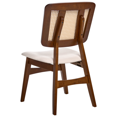 Set of 2 dining chairs ALCOVA Wood Brown [5]