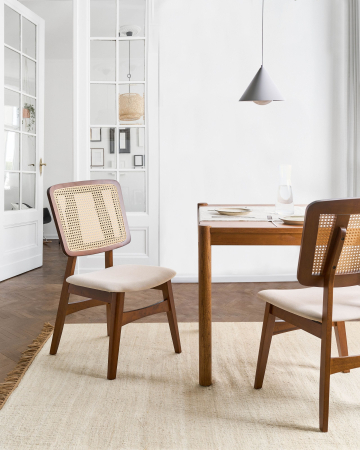 Scaun dining - Set of 2 dining chairs ALCOVA Wood Brown