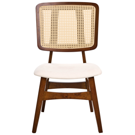 Set of 2 dining chairs ALCOVA Wood Brown [4]