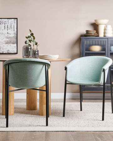 Scaun dining - Set of 2 AMES Dining Chairs Mint Green