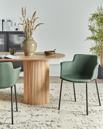 Scaun dining - Set de 2 scaune dining BELFIELD Verde