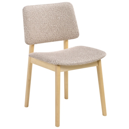 Set de 2 scaune dining BLANE Boucle Maro deschis/Taupe [4]