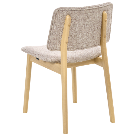 Set de 2 scaune dining BLANE Boucle Maro deschis/Taupe [6]