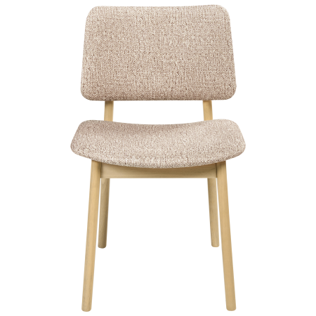 Set de 2 scaune dining BLANE Boucle Maro deschis/Taupe [5]