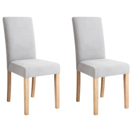 Set of 2 dining chairs BROADWAY Dark Grey [1]