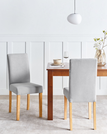 Set of 2 dining chairs BROADWAY Dark Grey [0]