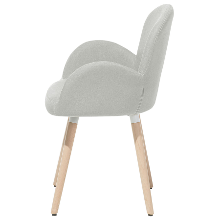 Set de 2 scaune dining BROOKVILLE Gri deschis [6]