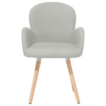 Set de 2 scaune dining BROOKVILLE Gri deschis [5]