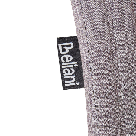 Set of 2 CALGARY dining chairs Taupe [8]