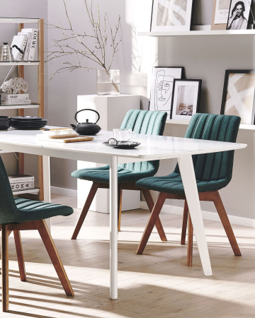 Scaun dining - Set of 2 chairs CALGARY dining chair Dark green