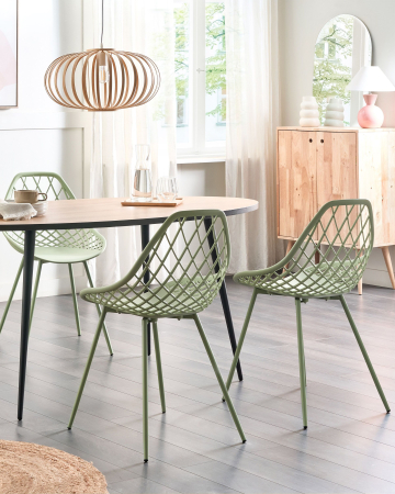 Scaun dining - Set de 2 scaune dining CANTON II Verde