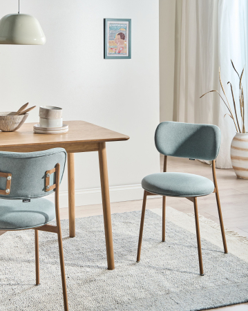 Set de 2 scaune dining CASEY Verde mentă [0]