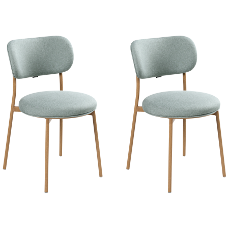 Set de 2 scaune dining CASEY Verde mentă [1]