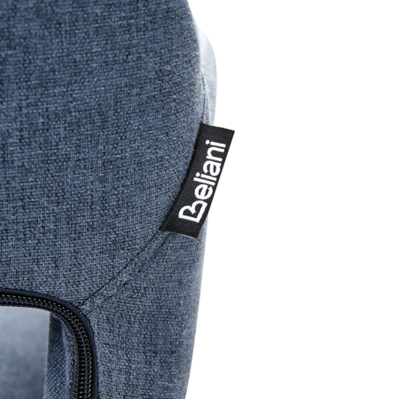 Set of 2 Dining Chairs CHICAGO Navy Blue [9]