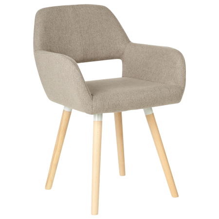 Set de 2 scaune dining CHICAGO Taupe [4]