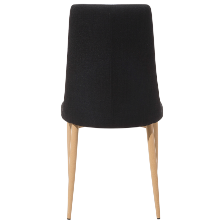 Set of 2 dining chairs CLAYTON Black [6]