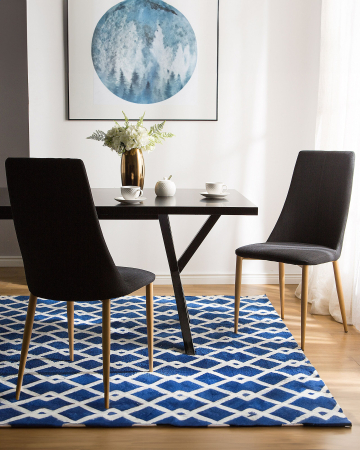 Scaun dining - Set of 2 dining chairs CLAYTON Black